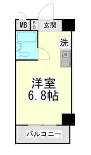 ロマネスク御影【4階】の間取り