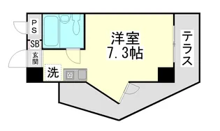 ロマネスク御影【1階】の間取り