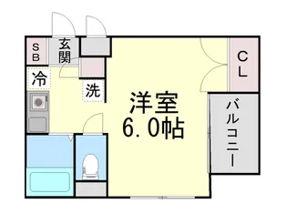 コーポアスナロ【2階】の間取り