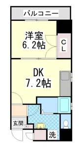 オーベルジュ甲南【2階】の間取り