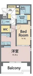 グランエグゼ徳島【4階】の間取り