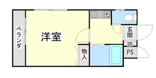 ルミエールUOZAKI【2階】の間取り