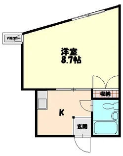 サンハイツ【3階】の間取り