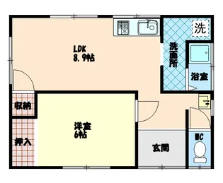 徳島県徳島市津田西町1丁目【一戸建】の間取り