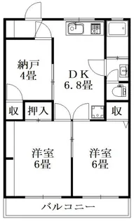 第1阿波ビル【2階】の間取り
