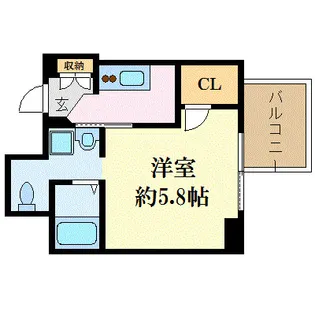 ララプレイス三宮ルミナージュ【7階】の間取り