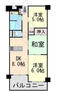 カサベラ甲南【11階】の間取り