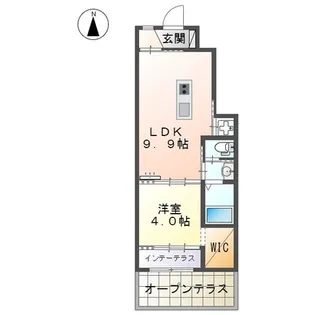 レーグル1番館【1階】の間取り