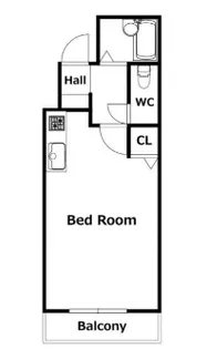 ロータスワゼル【7階】の間取り