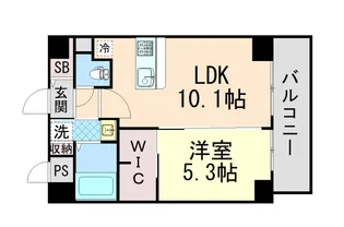 ファーストフィオーレ東灘【4階】の間取り