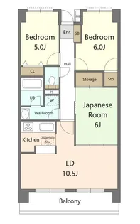 ダイアパレス文理大南壱番館【12階】の間取り