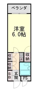 グランドール御影【1階】の間取り