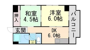 グランディア六甲STORIA【2階】の間取り