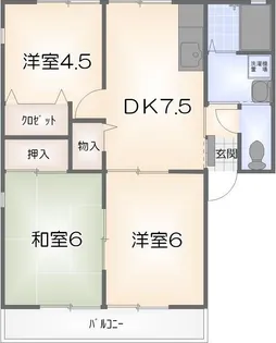 シティハイムレトア【101号室】の間取り