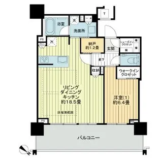 ベイシティタワーズ神戸WEST【22階】の間取り