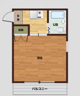 シグナルハイツ論田【3階】の間取り