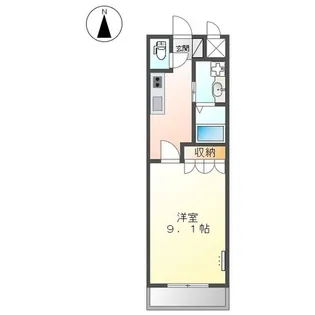 パークヒルズ庄町【4階】の間取り