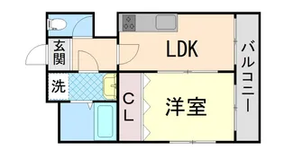 田中ハウス【1階】の間取り