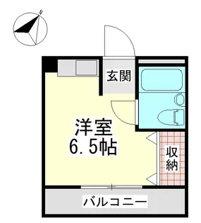 永手コスモハイツ【2階】の間取り