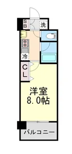 グランビュー六甲【5階】の間取り