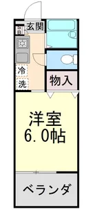 ディアス北町【101号室】の間取り