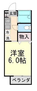 ディアス北町【201号室】の間取り