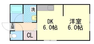岡本グローリーハイツ【104号室】の間取り