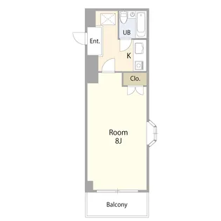 カサベラ岡本【610号室】の間取り