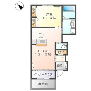 サニーコート【1階】の間取り