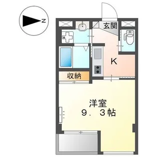 キアーズⅡ【203号室】の間取り