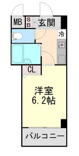 アルシュ住吉【1階】の間取り