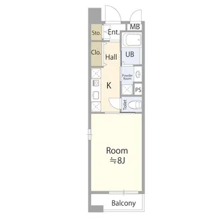カーサ六甲友田町【6階】の間取り