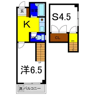 シティガーデン富田【801号室】の間取り
