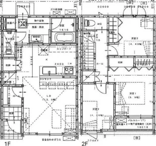 徳島県鳴門市撫養町立岩字七枚【一戸建】の間取り