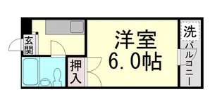 アクティ本山【1階】の間取り