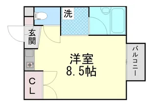ラムールイワヤ【202号室】の間取り