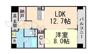 サニープレイス西芦屋 2号館【8階】の間取り