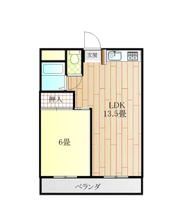 イータウン応神【2階】の間取り