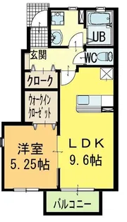 ファインプレイス2【1階】の間取り
