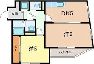 シャトル・K【4階】の間取り