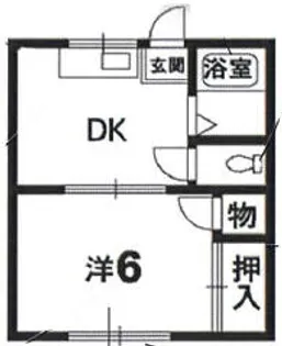辻ハイツ【2階】の間取り