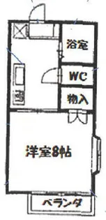 メゾンソレイ【201号室】の間取り