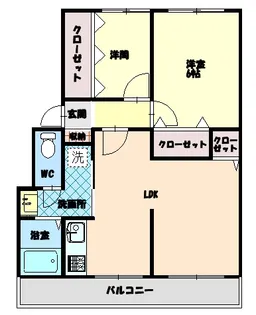 田邨マンション【203号室】の間取り