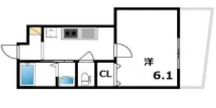 CIEL御影【101号室】の間取り