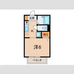 ディアス北町【2階】の間取り