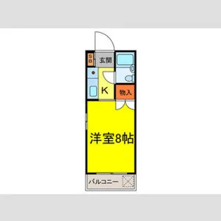 アバントコート住吉【1階】の間取り