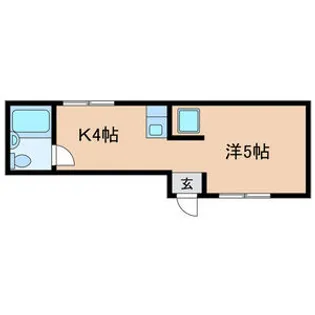 甲南山手ハイツ【2階】の間取り