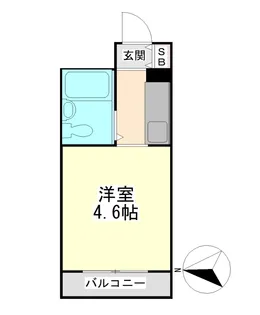 ライフピアモア六甲【2階】の間取り