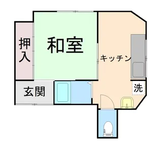 灘ハイツ【1階】の間取り