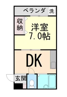 セルダンハイツ御影【1階】の間取り